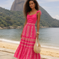 CONJUNTO BORDADO FUCSIA