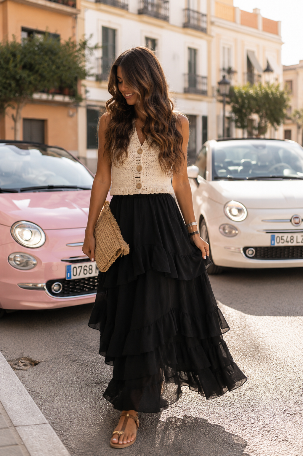 FALDA MAXIVOLANTES