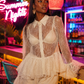 BLUSA ENCAJE VOLANTES