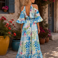 VESTIDO LARGO ESTAMPADO