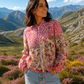 BOMBER ESTAMPADA TEJIDO LIGERO