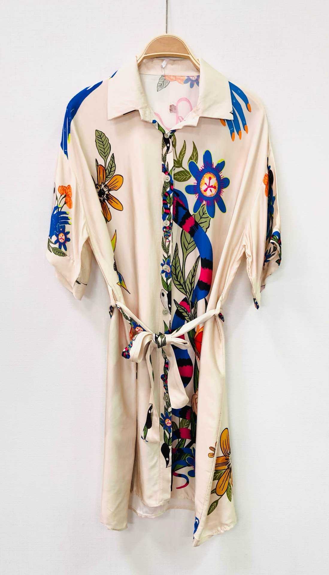 VESTIDO CORTO SATINADO