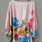 BLUDA FLORAL SATINADA