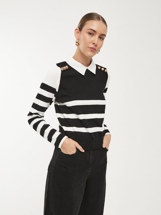 JERSEY RAYAS CUELLO CAMISA