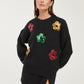 JERSEY FLORES STRASS