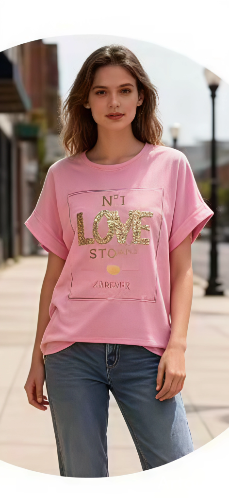 CAMISETA ESTAMPADO LOVE