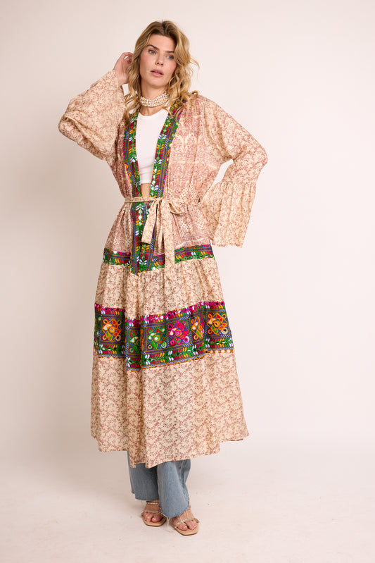 KAFTAN ÉTNICO CRISTALES