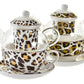 TETERA CRISTAL 250ML LEOPARDO