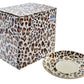 TETERA CRISTAL 250ML LEOPARDO