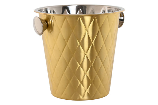 CHAMPANERA INOX MATE DORADO