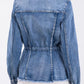 CAZADORA DENIM ENTALLE CINTURA