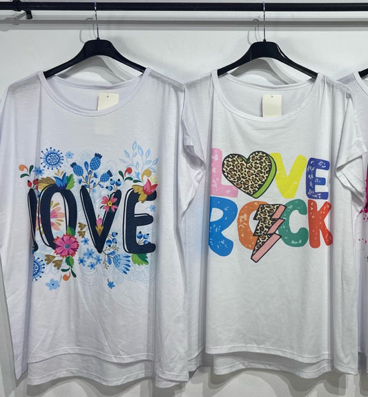 CAMISETA LOVE ROCK
