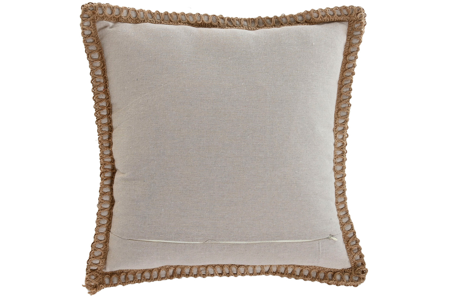 COJIN ALGODON FLECOS BEIGE