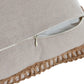 COJIN ALGODON FLECOS BEIGE