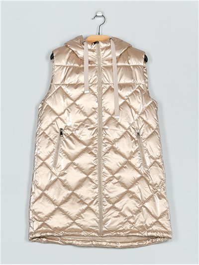 CHALECO CAPUCHA METALIZADO