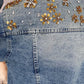 CAZADORA DENIM FLORES