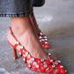 ZAPATO TACÓN ROJO