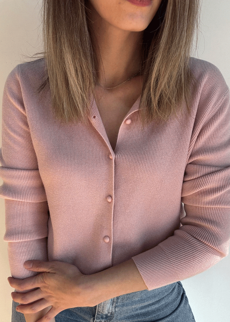 CHAQUETA CANALÉ BOTONES PERLA