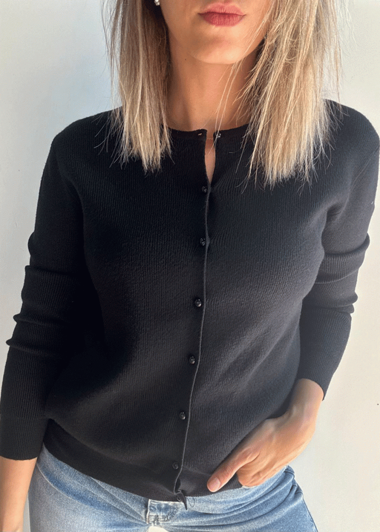 CHAQUETA CANALÉ BOTONES PERLA