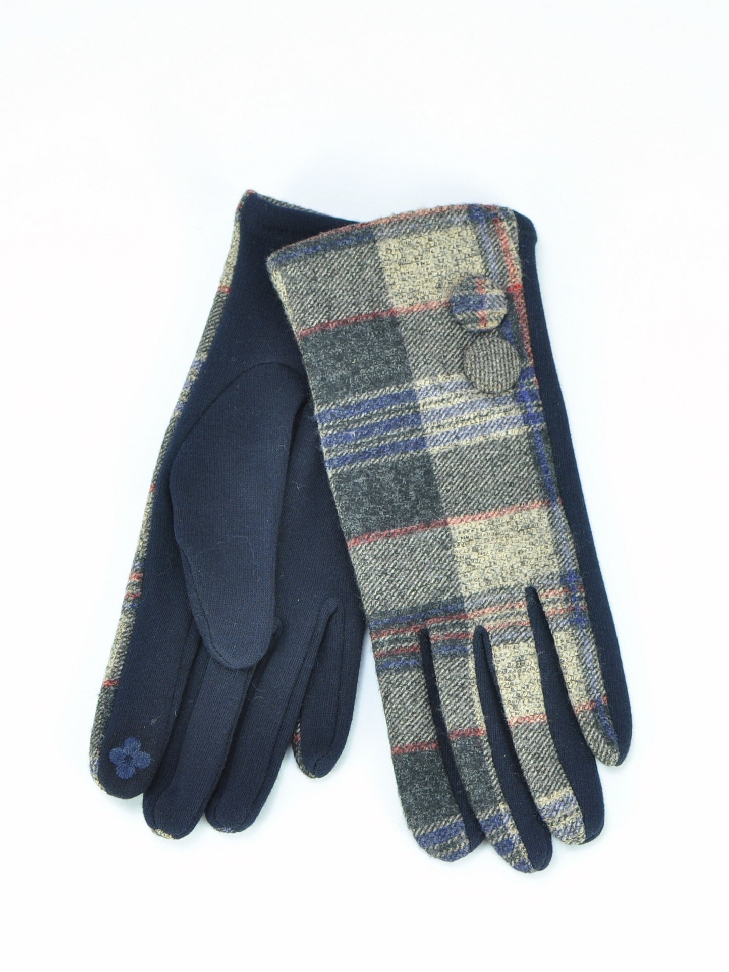 GUANTES RAYAS ESCOCESAS