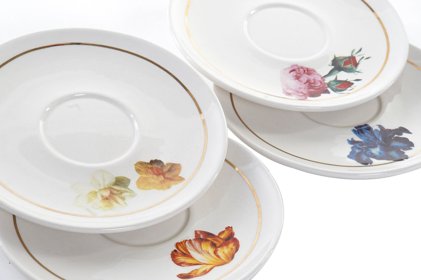 TAZA Y PLATO CAFÉ HIPERFLORAL
